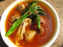 Pork with Bamboo shoot, Naga Food delicacy