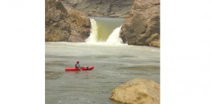 Kayaking at Kynshi River