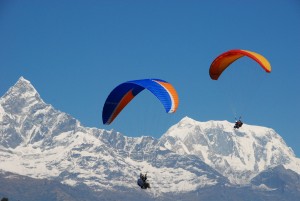 Paragliding at Sikkim