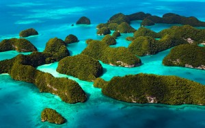 An Aerial view of Andaman Islands