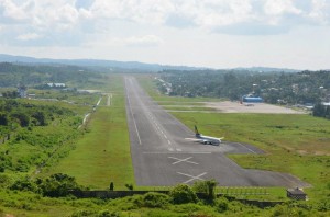 A view of Veer Savarkar airport at Port Blair
