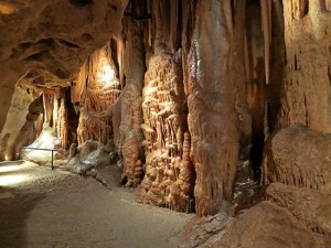 Inside the Limestone Caves at Baratang Island.
