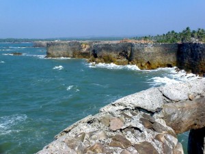 A view of the Sindhudurg Sea fort