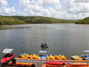 Boating at the Dhamapur Lake