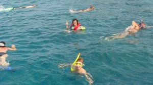 Snorkeling at the marine sanctuary