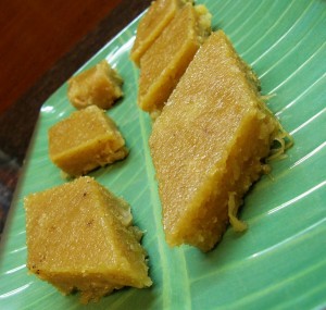 Dhondas or Cucumber Cake