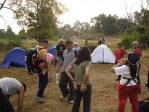 Camping at Mahuli Fort