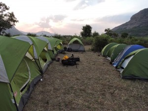 Camping at Raigad Fort