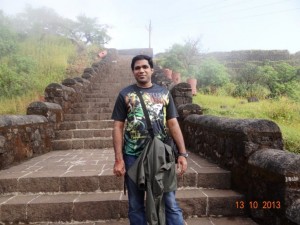 Steps leading to the Raigad fort