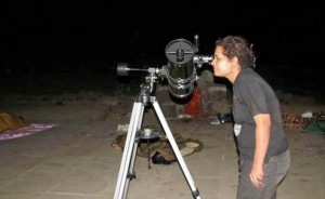 Trekkers take part in the Astro night trek at Lohagad fort 