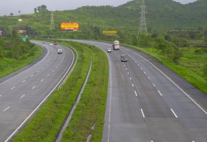 A part of Mumbai - Goa highway 