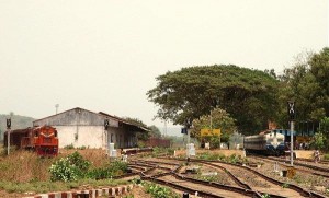A view of the Roha Railway Station