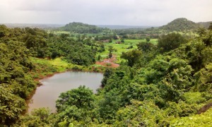 A view of Vangani or Bhagirath Dam 