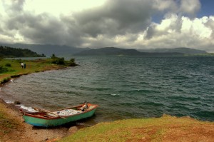 A picturesque view of the Bhandaradara Lake