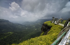 A picturesque view of the Malshej ghats